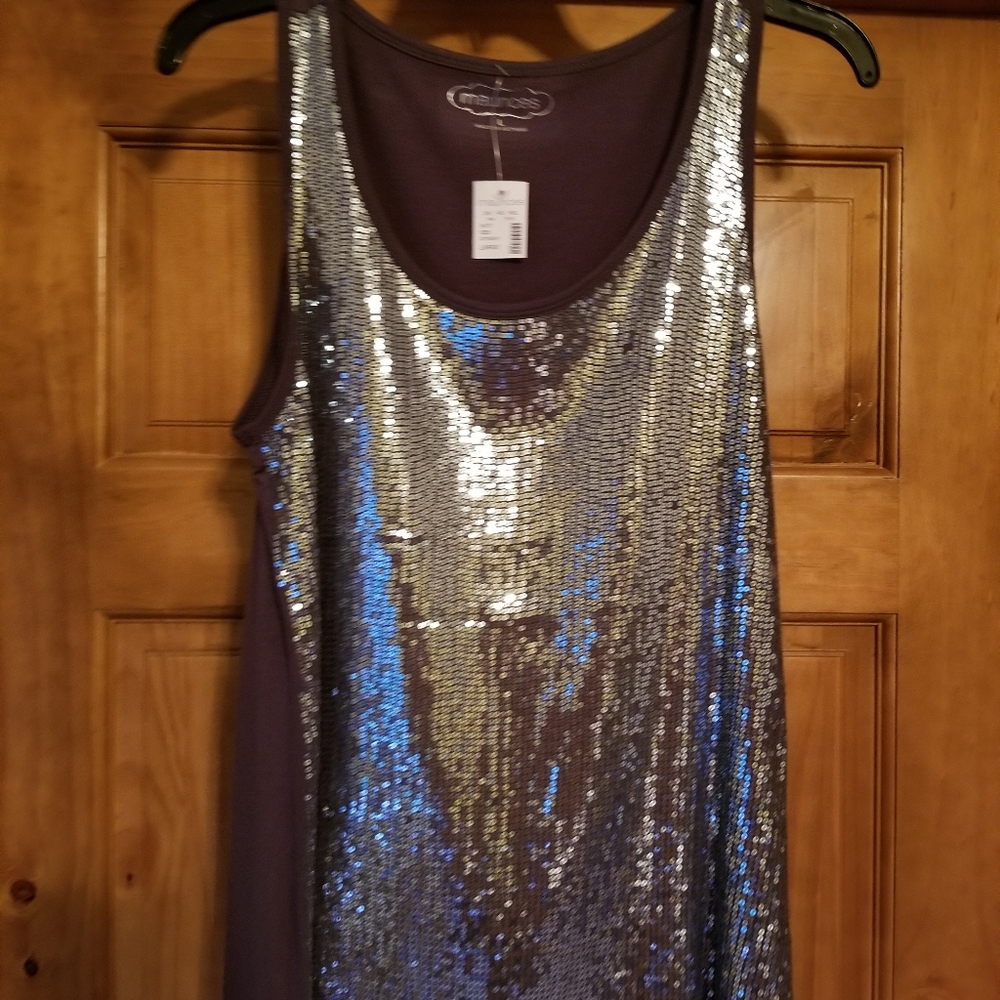 New with tags Maurices size large deep purple tank